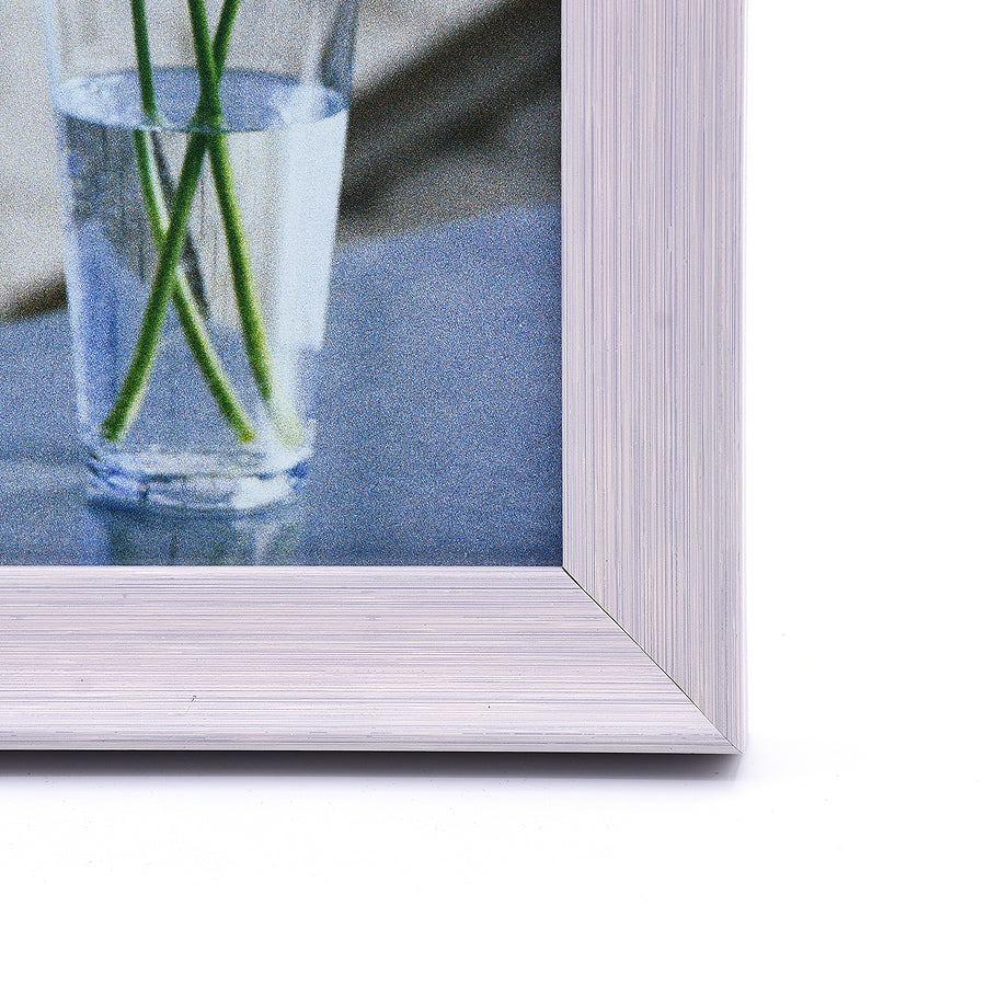Light Pink Wooden Framed Print