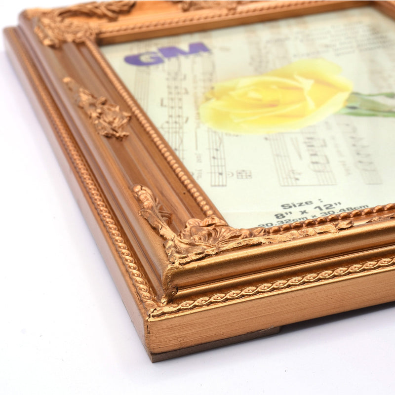 Royal Gold Wooden Framed Print