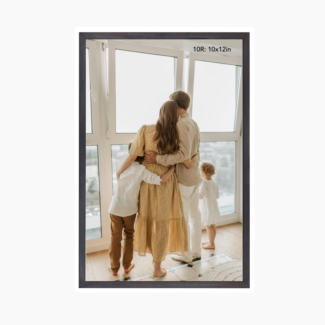 Black Wooden Framed Print