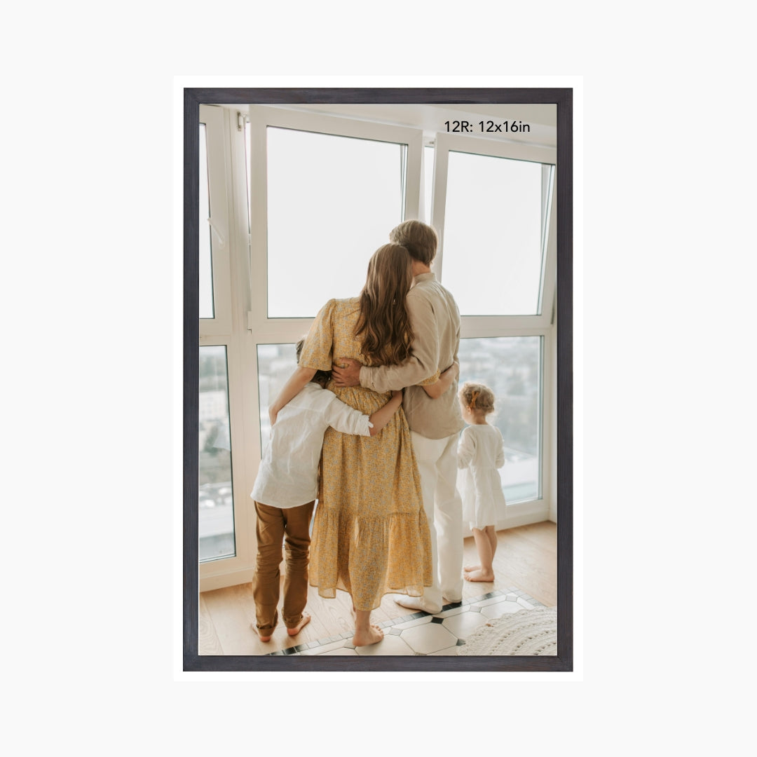 Black Wooden Framed Print