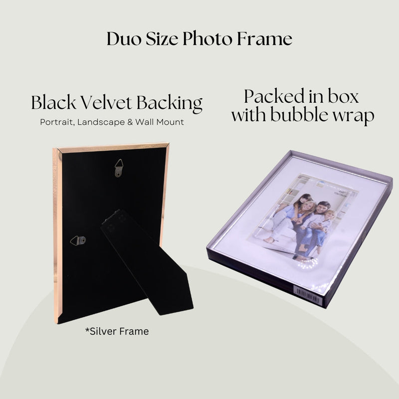 Silver Matted Aluminum Framed Print
