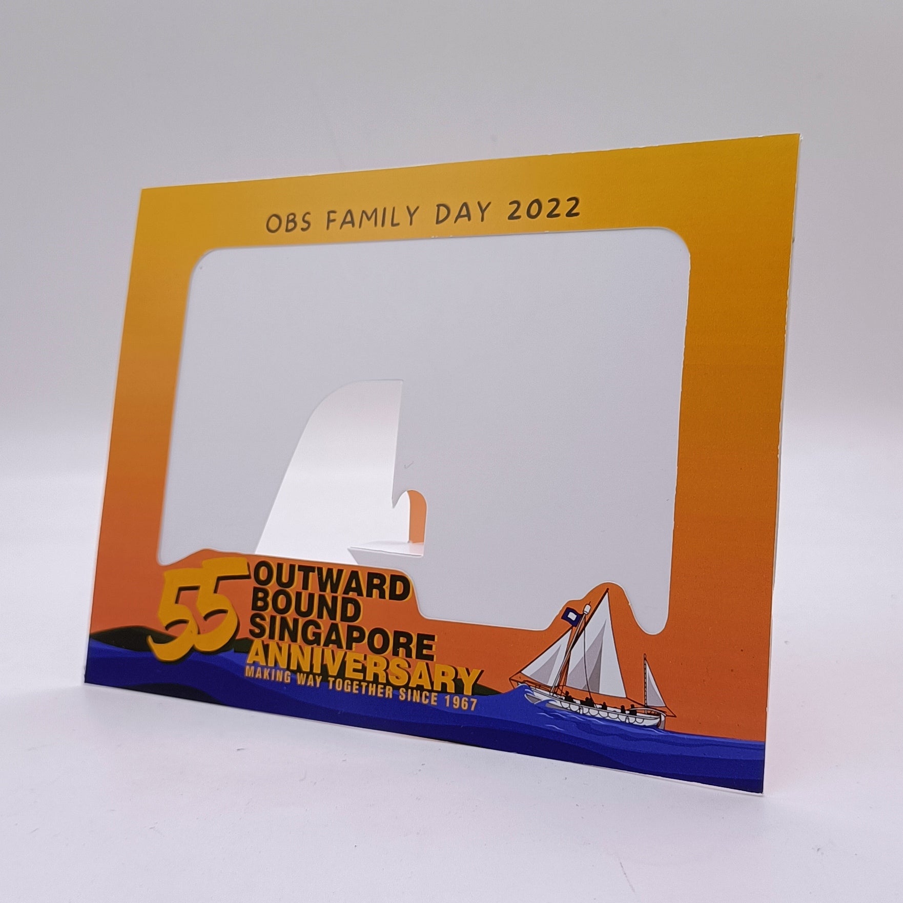 4R Printed Border Standee