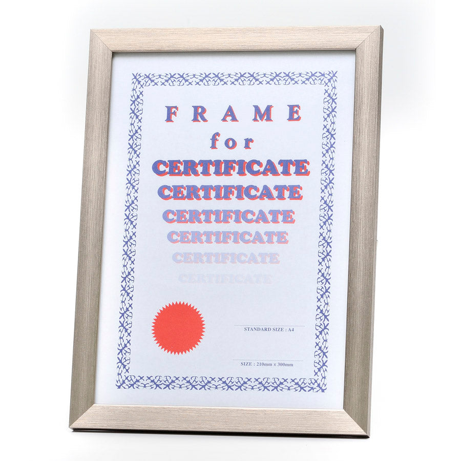 Silver Wooden Framed Print