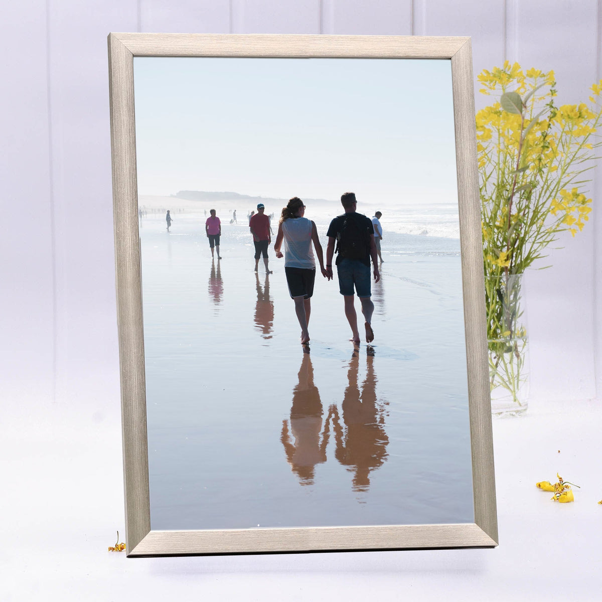 Silver Wooden Framed Print