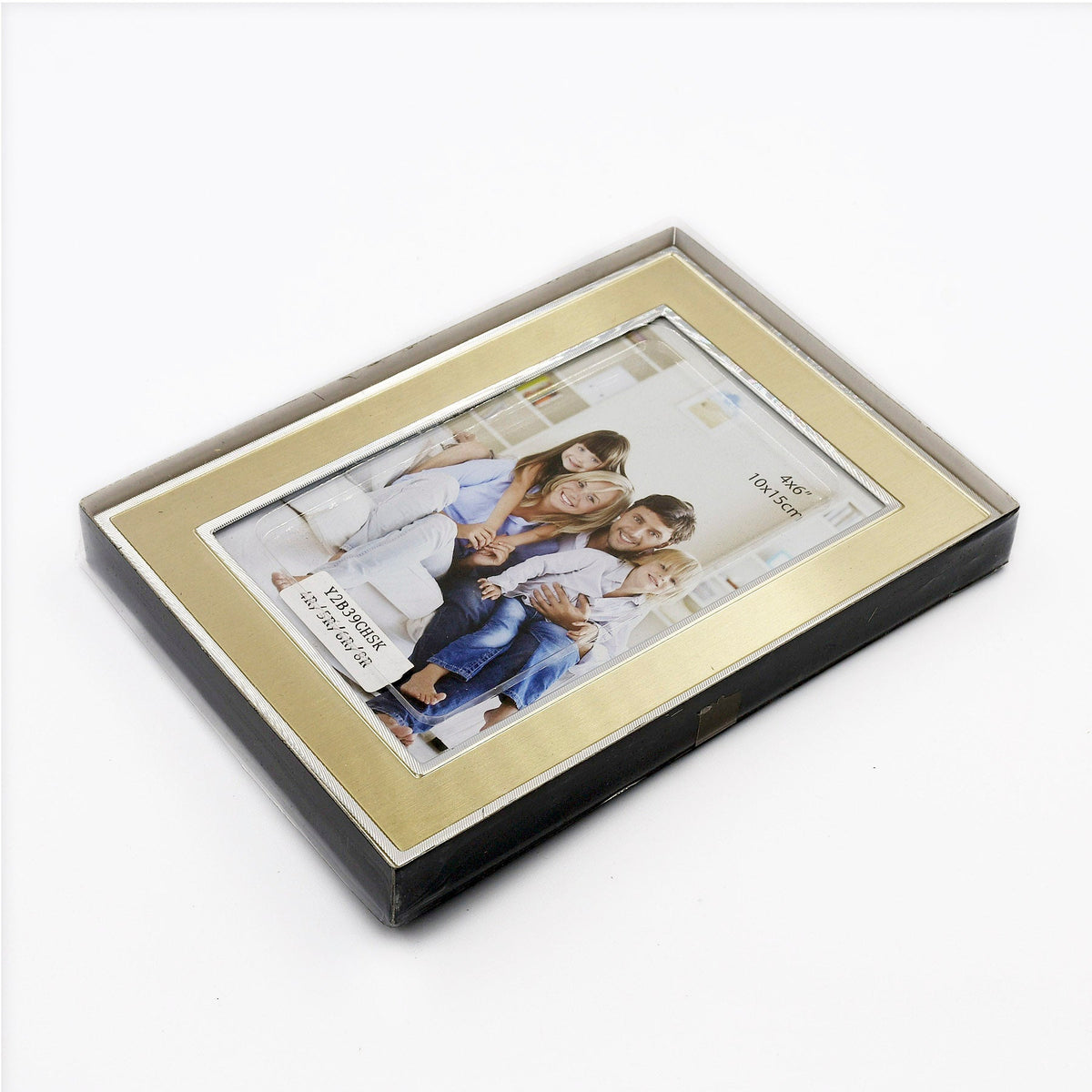Gold Aluminum Framed Print