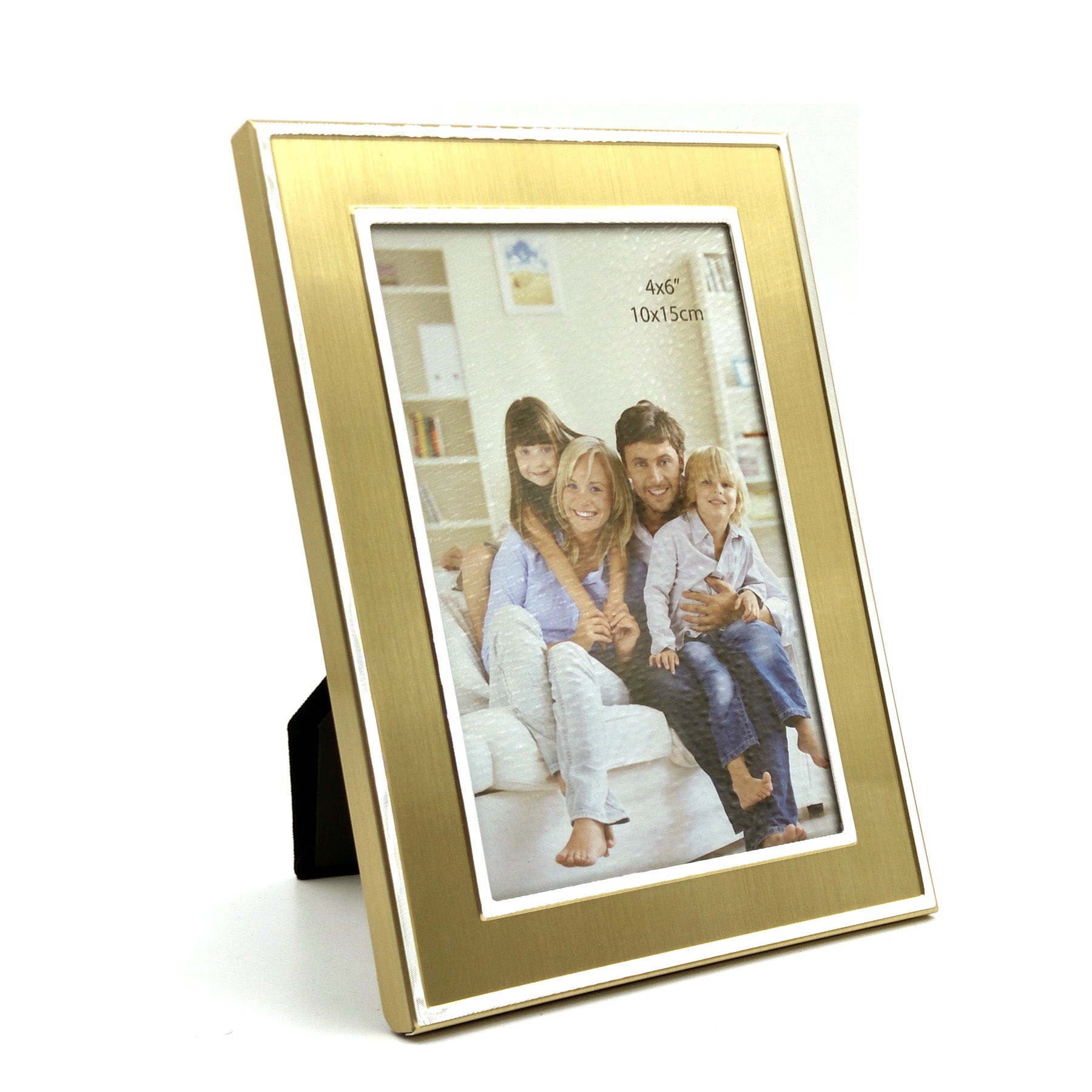 Gold Aluminum Framed Print