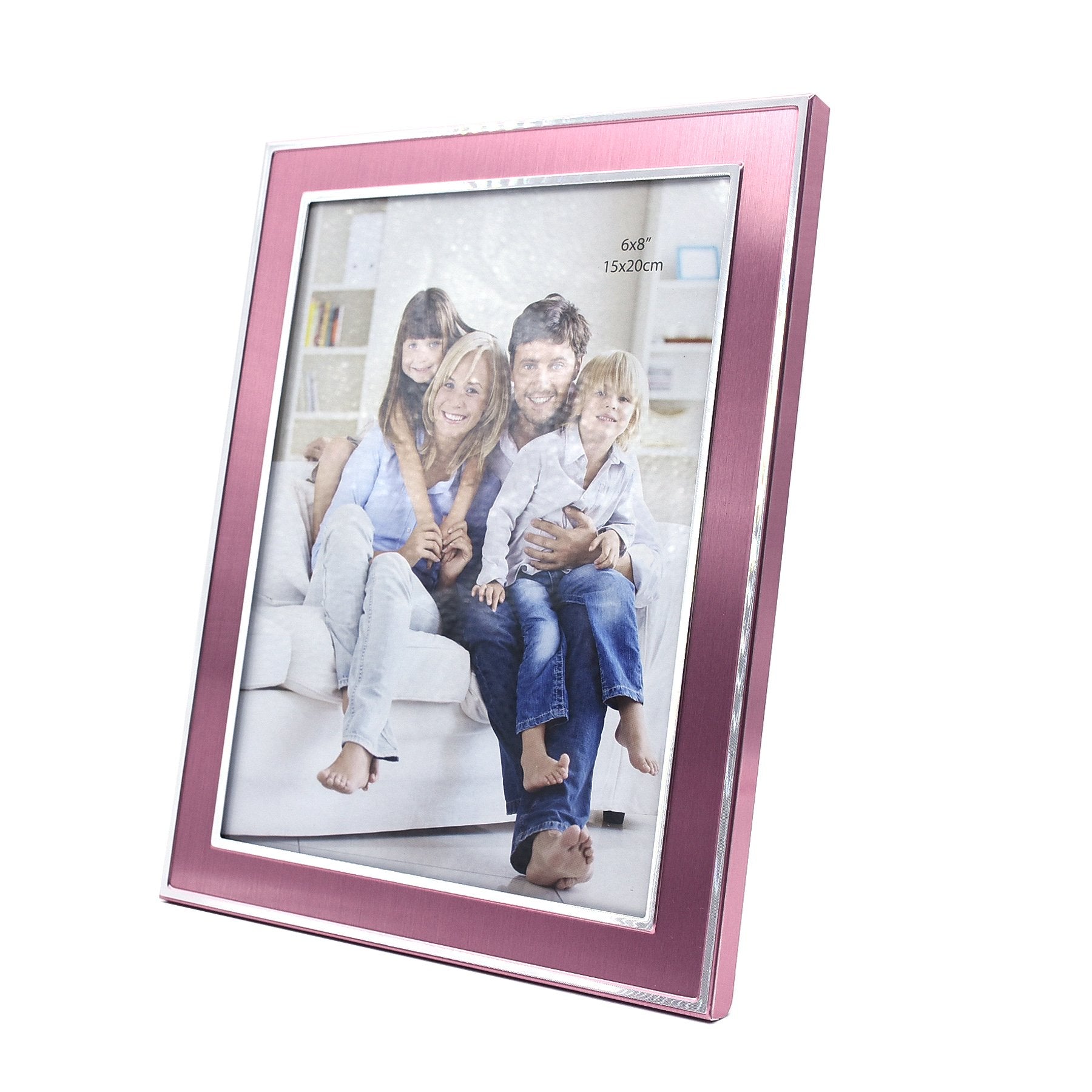 Pink Aluminum Photo Frame