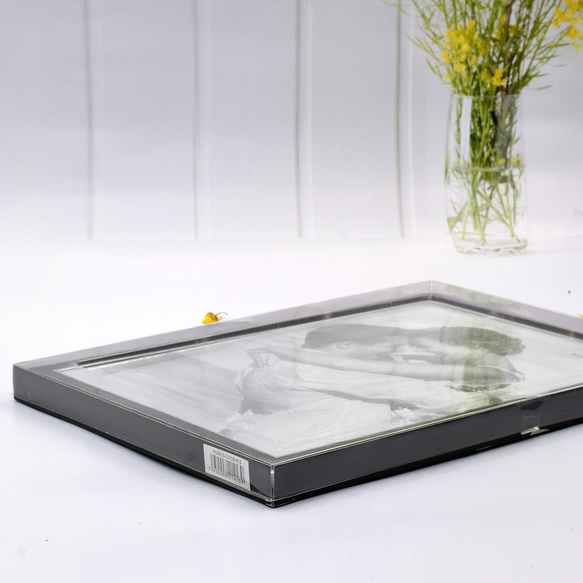 S8R Black Aluminum Framed Print
