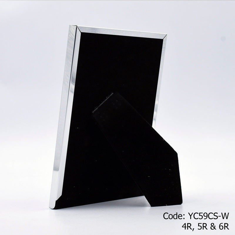 White Aluminum Framed Print