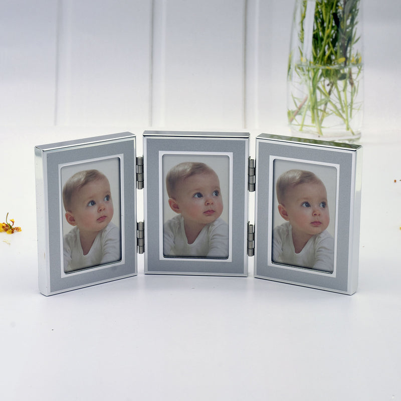 3 in 1 Silver Aluminum Framed Print (Portrait)