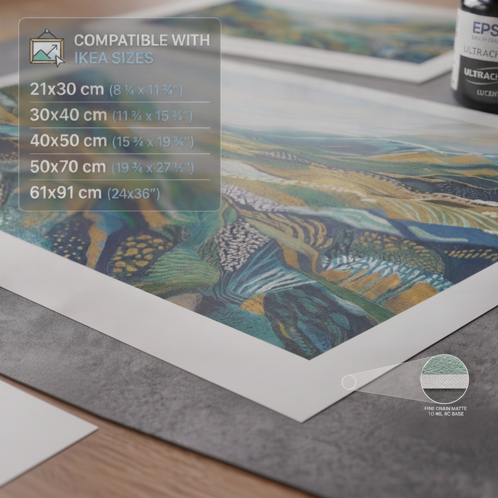 IKEA size poster print on Epson Premium Lustre photo paper