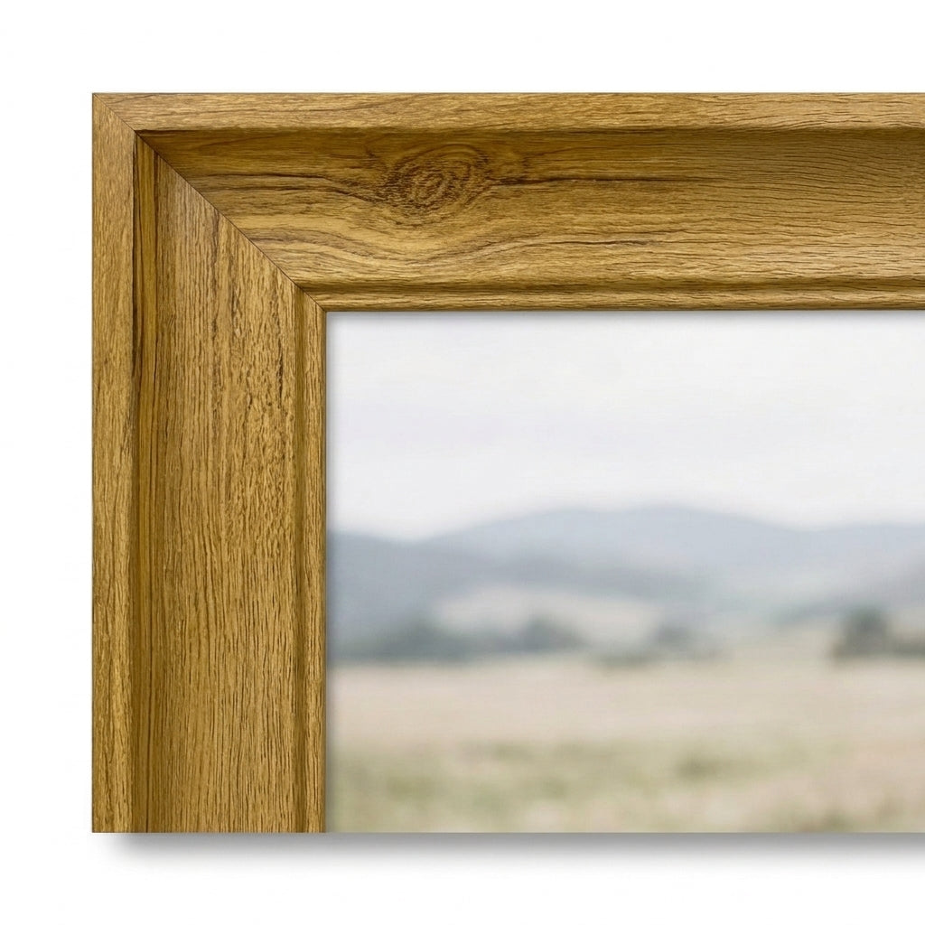 Pine (3178LB) wide wood frame corner
