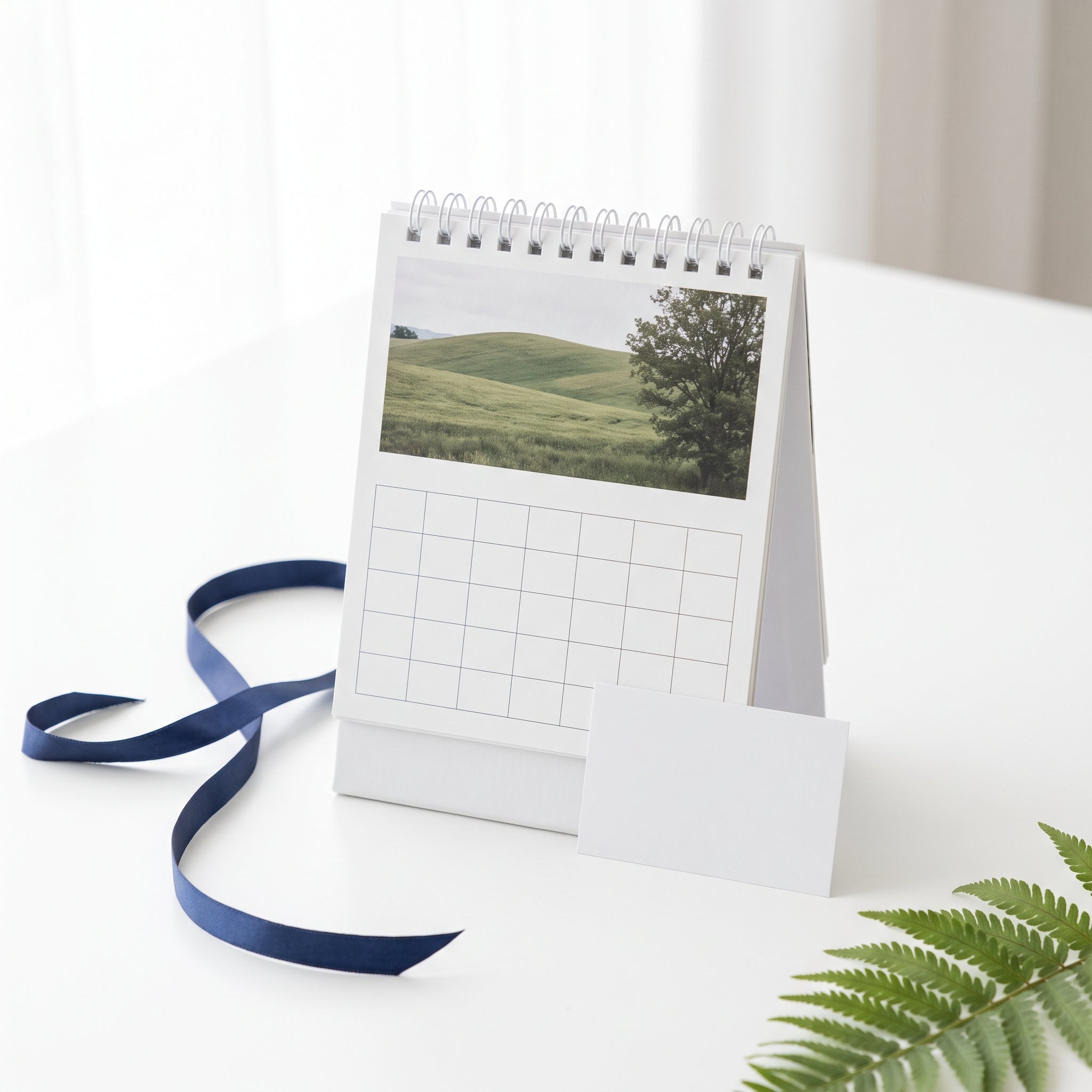 Desk calendar gift voucher