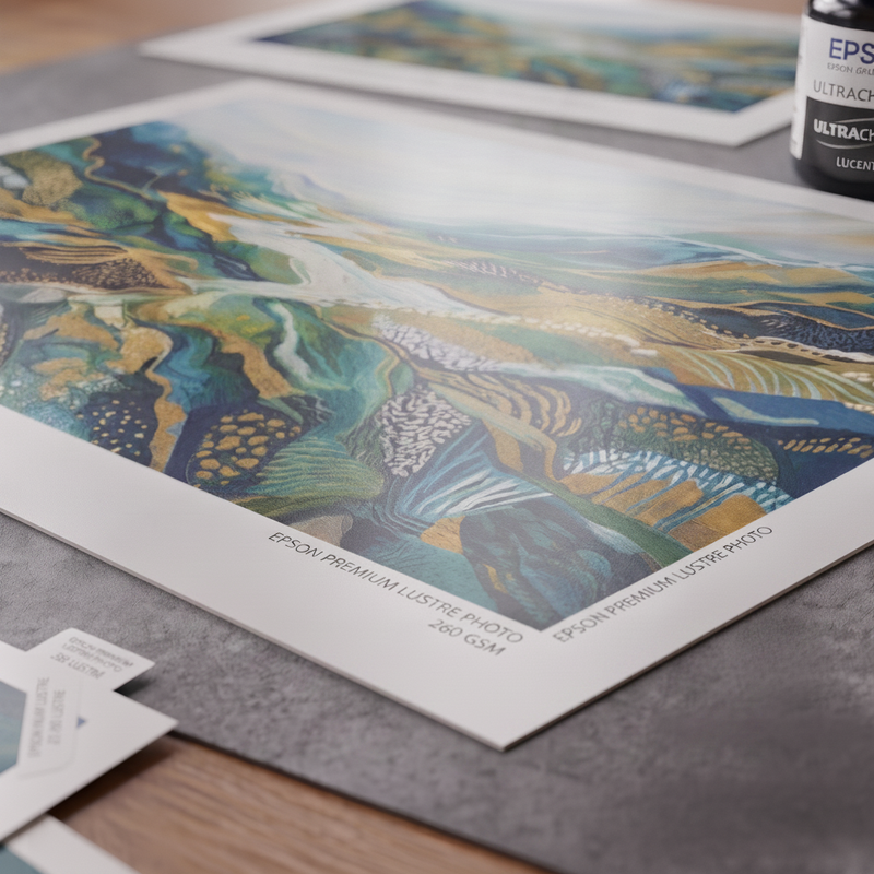 Poster print on premium lustre photo paper