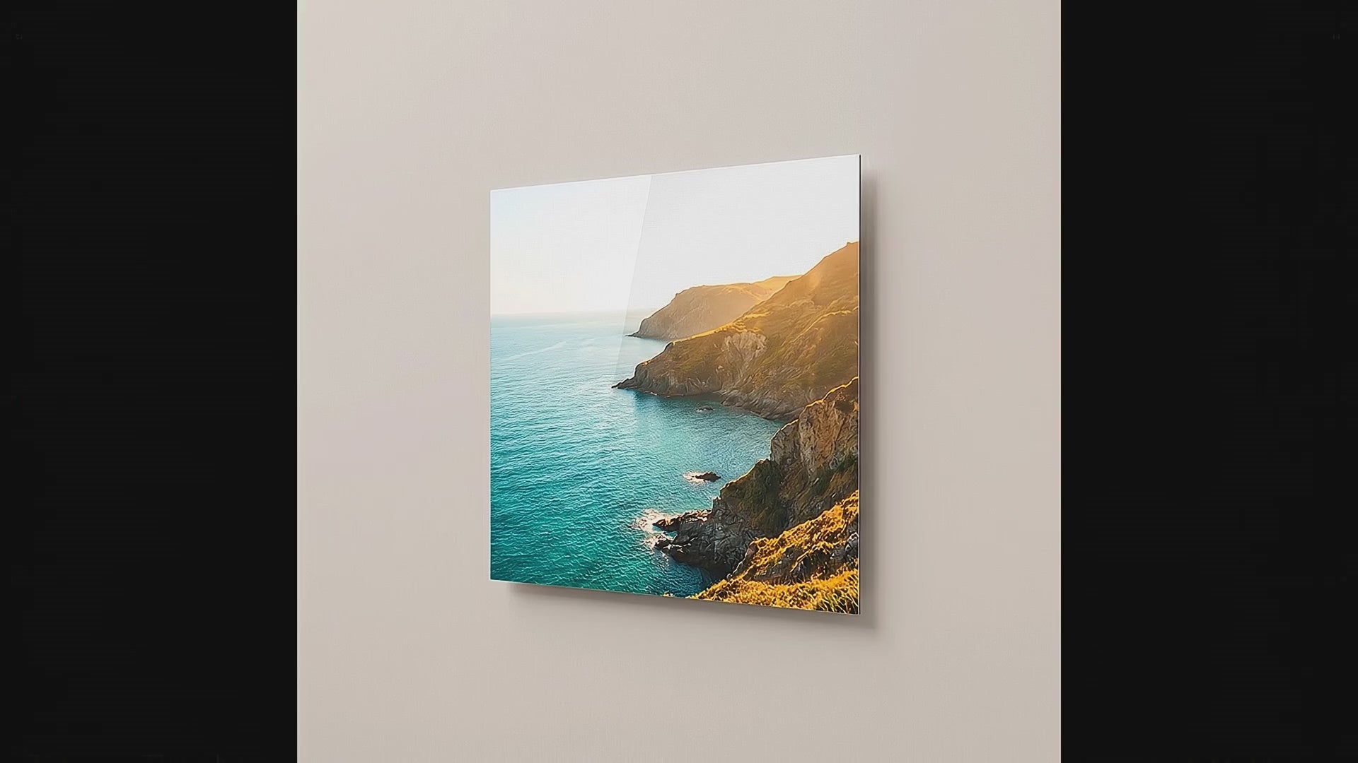 HD metal print product video