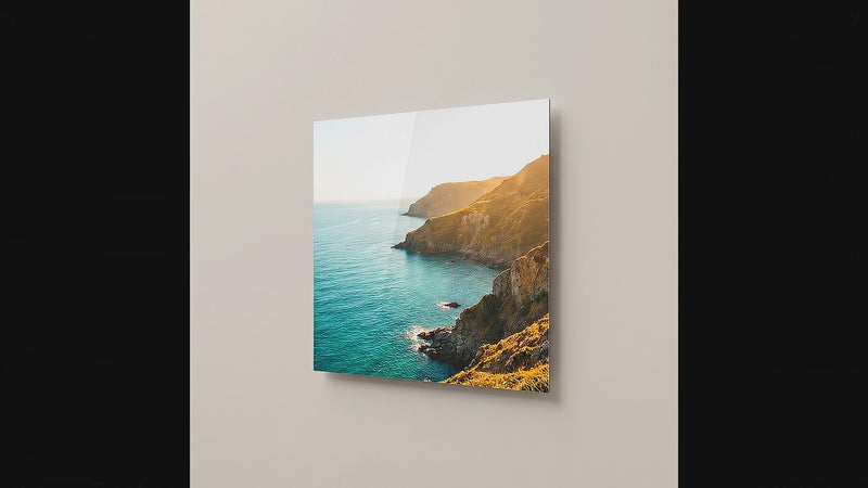HD metal print product video