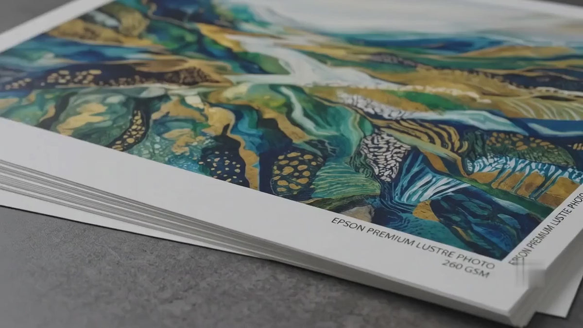Poster prints on Epson Premium Lustre 260gsm paper