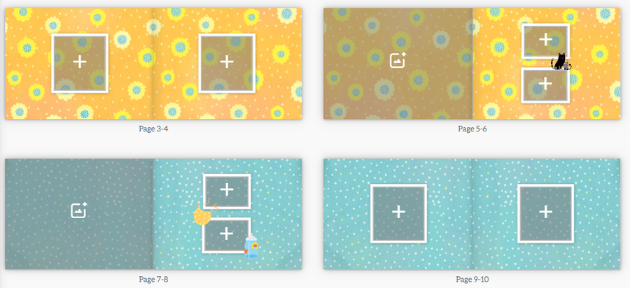 Baby Boy theme sample pages