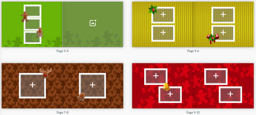 Christmas theme sample pages