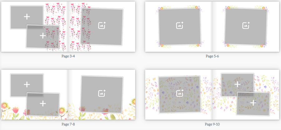 Colorful folk theme sample pages