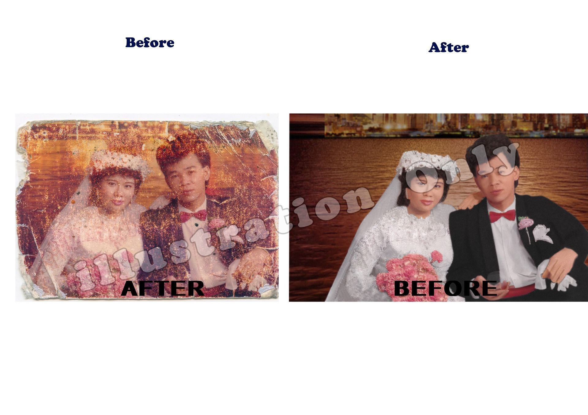 Wedding Portrait Restoration